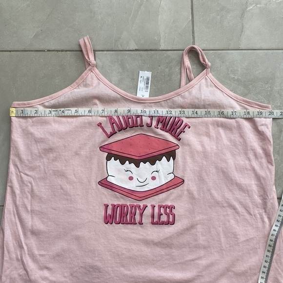 Nwt Pj Set Shorts And Tank 100% Cotton - Picture 5 of 11